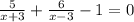 \frac{5}{x+3} +\frac{6}{x-3} -1=0