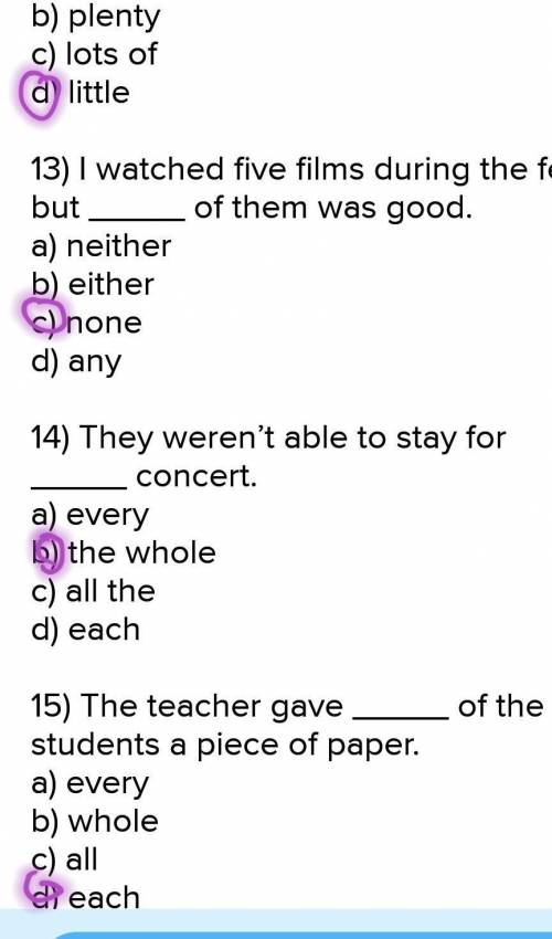 1. Choose the correct options to complete the sentences. 1) Many grow because of a growing informal