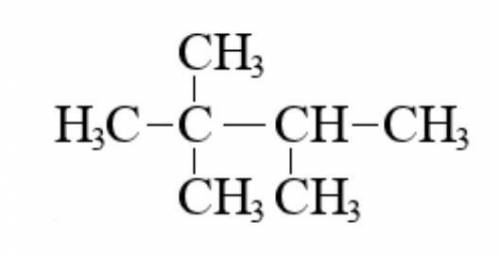 Напишите структурную формулу триметидизопропилметана и назовите его по ИЮПАК номенклатуре а) 2,2,3 -