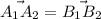 \vec{A_1A_2}=\vec{B_1B_2}