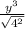 \frac{y^3}{\sqrt{4^2} }