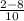 \frac{2-8}{10}