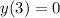 y(3)=0