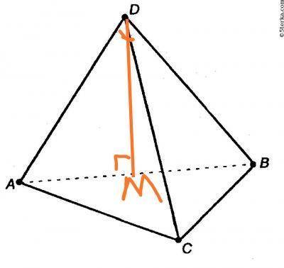 Дана Dabc-правильный тетраед,биссектриса DM-боковая грань равно 12.Найти:АС+BD​​​​