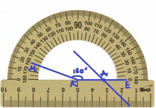 Для 6 класа мрочнооо: Накресліть кут МКЕ градусна міра якого дорівнює 160 градусів. Позначте на його