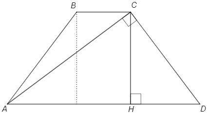 В равнобедренной трапеции боковая сторона имеет длину 30 см, а диагональ имеет длину 40 см и перпенд