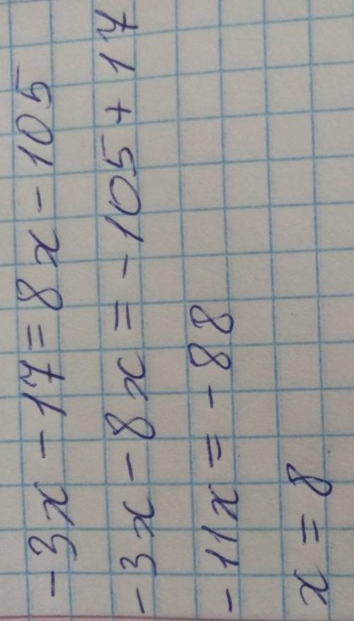 Решите уравнения, запишиье решение. а) 11 + 2х = 55 + 3х;б) –15 – 3х = –7х + 45;в) –3х – 17 = 8х – 1