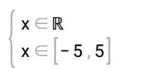 Решите систему неравенств{x^2-x+6>0(x-5)(x+5)<=0​