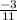 \frac{-3}{11}