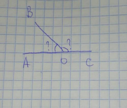 [3] 7. Найдите углы- AOВи ВОС, если AOB на 20°-меньше, чем 2 ВОС,а: 2 АОС- развернутый.Построй черте