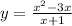 y = \frac{x^2-3x}{x+1}