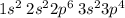 1s^2 \: 2s^2 2p^6 \: 3s^2 3p^4