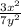 \frac{3x^{2} }{7y^{2} }