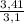 \frac{3,41}{3,1}