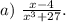 a)\ \frac{x-4}{x^3+27} .