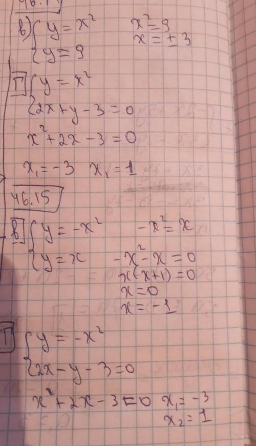 Решите №46.14 и 46.15 только под буквами в,г​