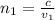 n_{1} =\frac{c}{v_{1}}