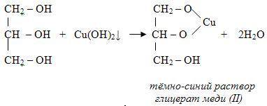 1) Тестом на багатоатомні спирти є реакція з А) Калієм Б) купрум(П) гідроксидом В) амоніаком Г) оцто