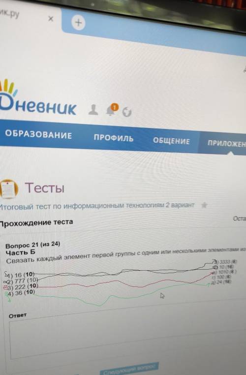 Связать каждый элемент первой группы с одним или несколькими элементами из второй группы1) ​
