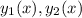 y_1(x),y_2(x)