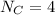 N_{C} =4