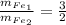 \frac{m_{ Fe_{1}} }{m_{ Fe_{2}} } = \frac{3}{2}