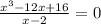 \frac{x^{3} -12x+16}{x-2}=0