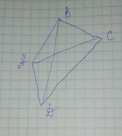 Начертите четырехугольник АВСD пересекаются ли прямые AC и BD​