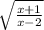 \sqrt{\frac{x+1}{x-2}}