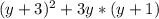 (y+3)^2+3y*(y+1)