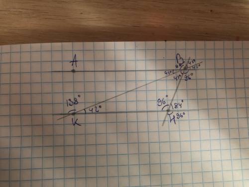 На рисунку 4 прямі АВ та KH паралельні, ВК - бісектриса кута АВН. Зна- йди градусну міру кута ВНК, я