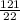 \frac{121}{22}