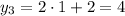 y_3=2\cdot1+2=4