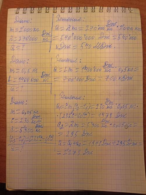 1. Сколько понадобится теплоты, чтобы расплавить 2т железа при температуре плавления? 2. Сколько пон