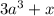 3a^{3} + x