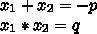 Составь квадратное уравнение, корнями которого являются числа x1=−7;x2=−12, при этом коэффициент a=1