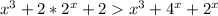 x^{3}+2*2^x+2 x^{3}+4^x+2^x