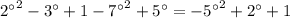 2а^{2}-3а+1-7а^{2}+5а=-5а^{2}+2а+1