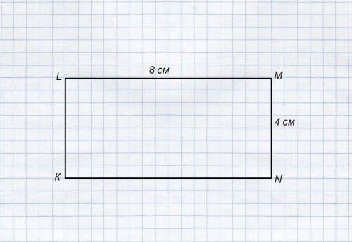 Утреугольника abc длины сторон равны 60 мм, 80 мм и 100 м. начерти прямоугольник klmn с периметром, 