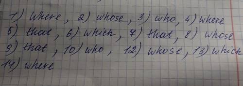 Insert the best relative pronoun.1. this is the school i studied.2. this test is for students native