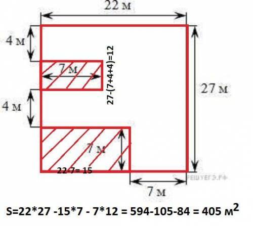 1на рисунке изображён план земельного участка.найдите площадь участка.