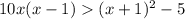 10x(x-1)(x+1)^2-5