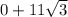 0+11\sqrt{3}