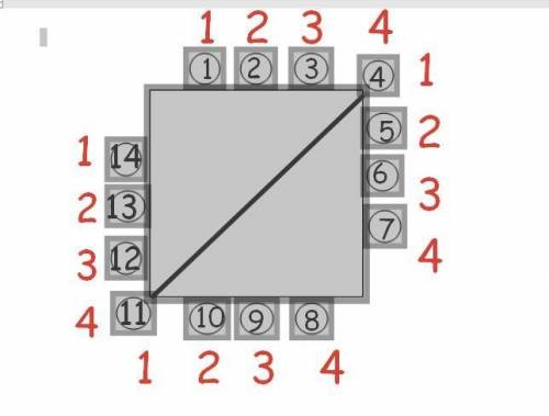 ответьте на логическую : вогруг квадрата нужно разложить 14 камней так чтобы с каждой стороны было о