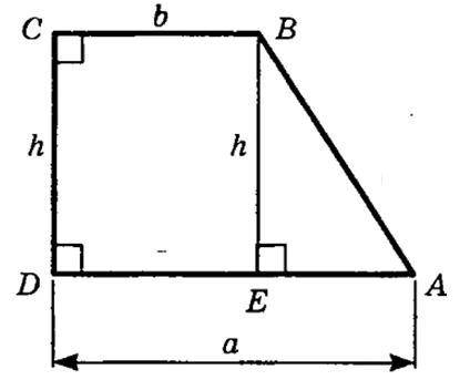 Площадь прямоугольной трапеции равна 144 кв. см. а ее высота 9 см. найти все стороны трапеции если о