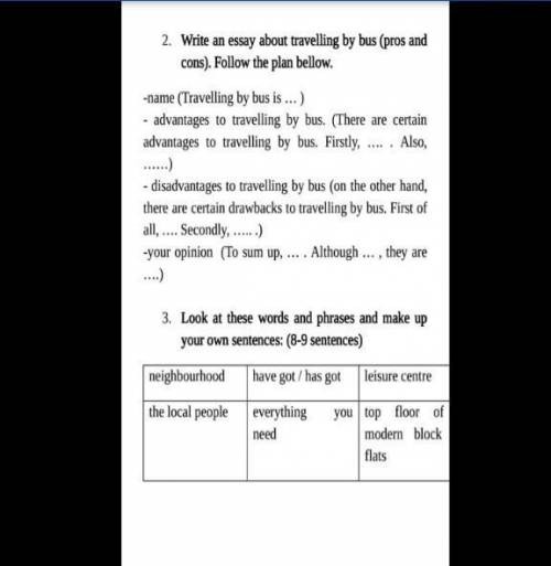 Привет можете написать эссе на английском по теме путешесвтие на автобусе соблюдая план и фразы кото