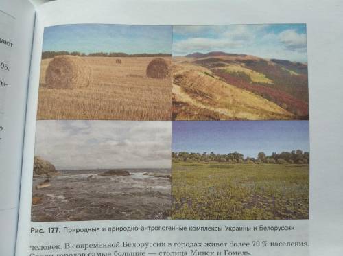 Опишите каждый из изображённых природно-территориальных комплексов