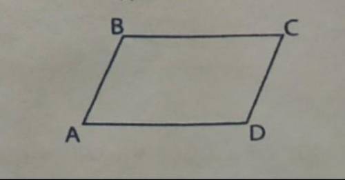 Доведіть, що відрізки АВ і СD, зображені на рисунку, паралельні, якщо BC=AD, BC||AD​