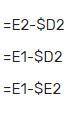В ячейке А1 электронной таблицы записана формула =D1-$D2. Какой вид приобретет формула после того, к