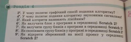 1. Якими можна подати алгоритм?2. У чому полягає словесний б подання алгоритму?как можно быстрее​